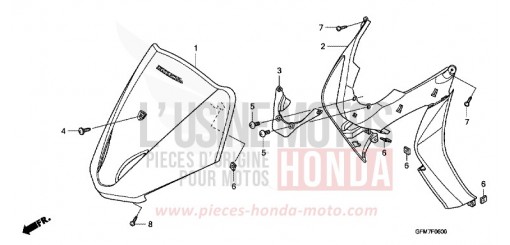 FRONT COVER NHX110WH8 de 2008